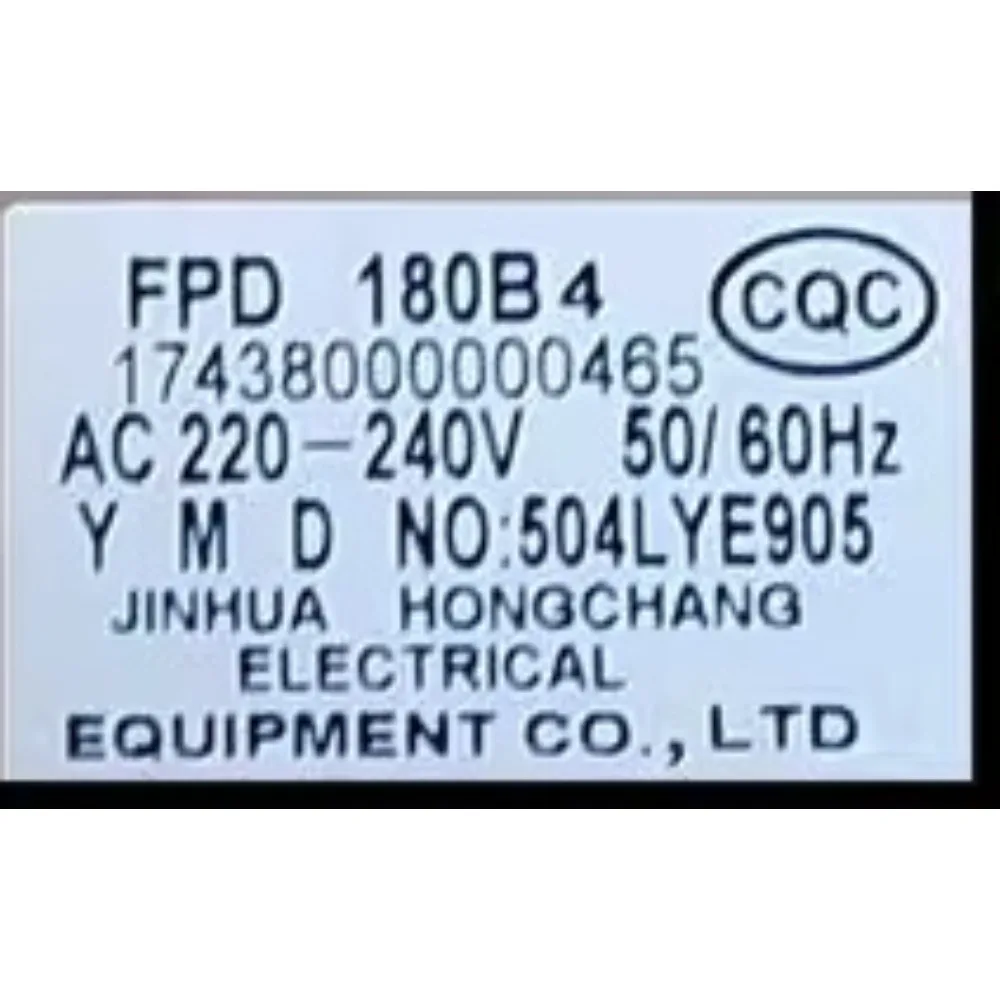 New FPD180B4 17438000000465 Electric Water Inlet Solenoid Valve   Washing Machine Washer Parts