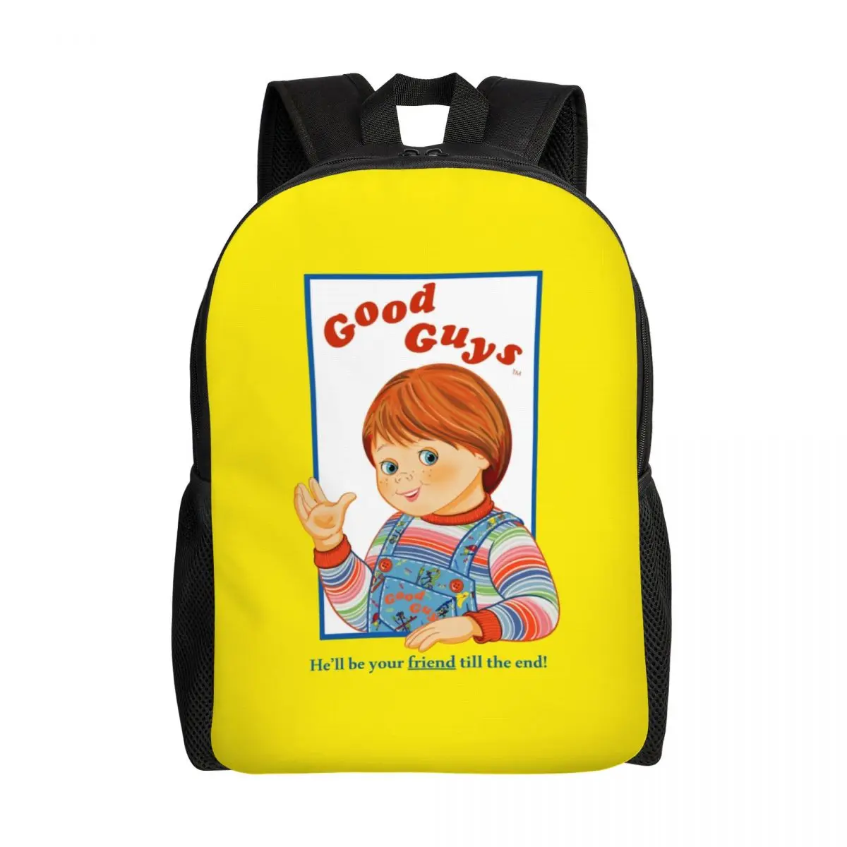 Good Guys Chucky Backpacks for Women Men Water Resistant School College Child's Play Doll Bag Printing Bookbags