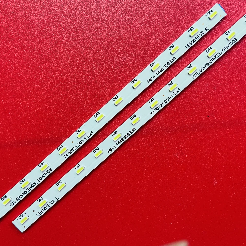 Backlight Strips 308S3B 309S3B LB50016 V2 V3_L R Bands Rulers 58_LB_T50-JS-L-NICHIA4020-54-X1 58_LB_T50-JS-R-NICHIA4020-54-X1
