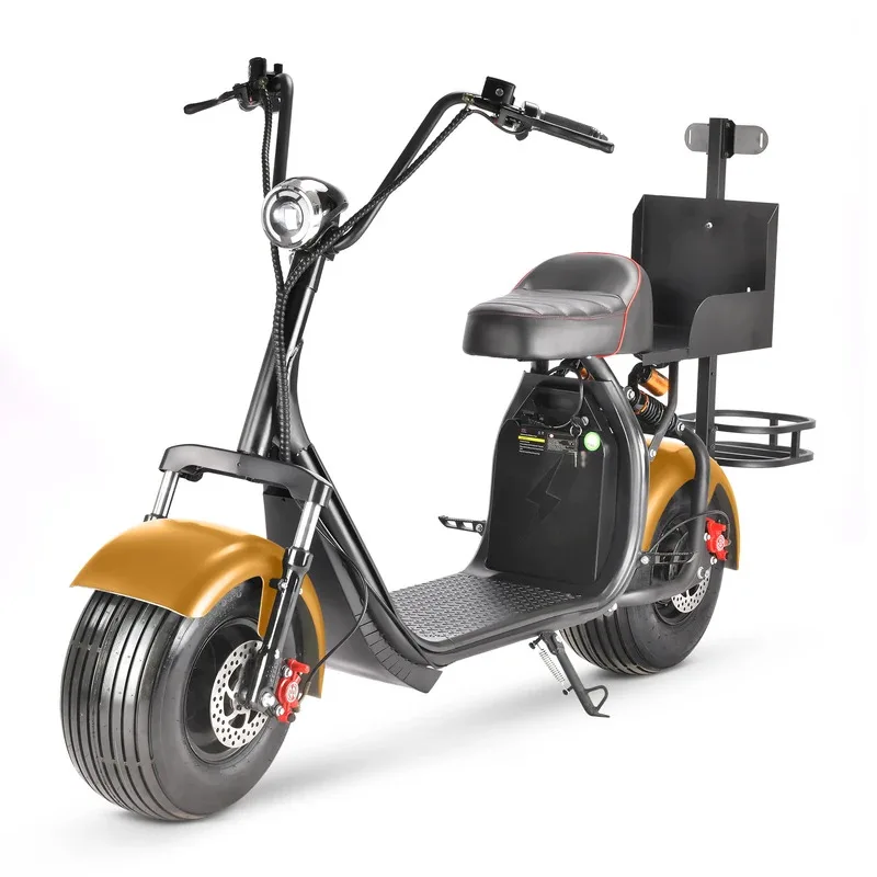 

ZAIQU EU/US warehouse High Quality 2 wheel cart electric scooter 2 seater cart for sale 3000W motor