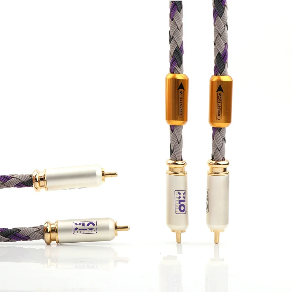 

1 Pair XLO Signature S3-1 Singled-Ended UPOCC Copper Audio Interconnect Cable with 24k Gold Plated RCA Jack