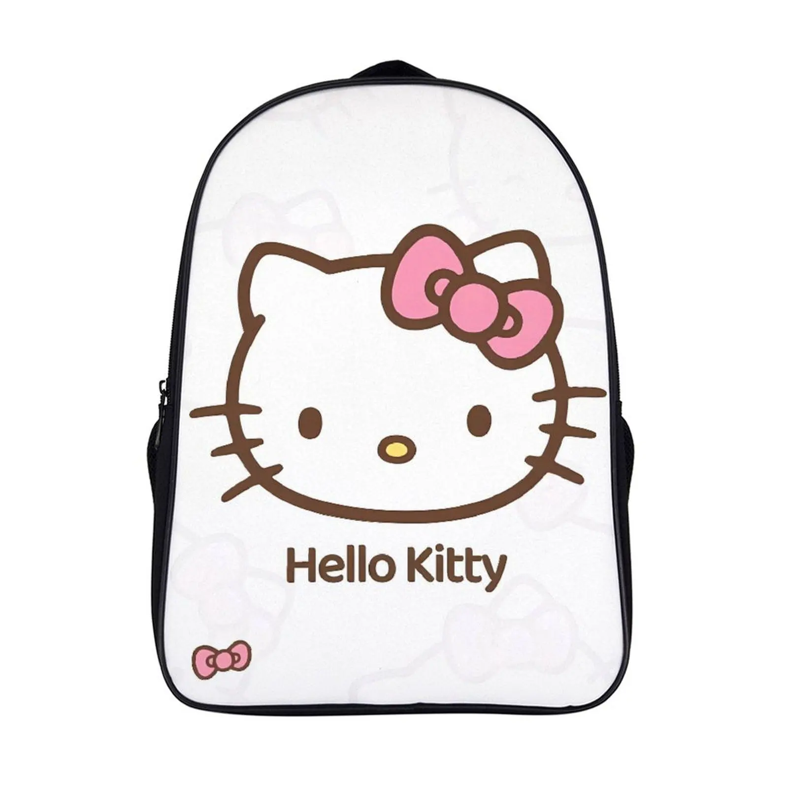 

Модный студенческий рюкзак с рисунком Sanrio, Hello Kitty, школьная сумка 16 дюймов, 2 отделения