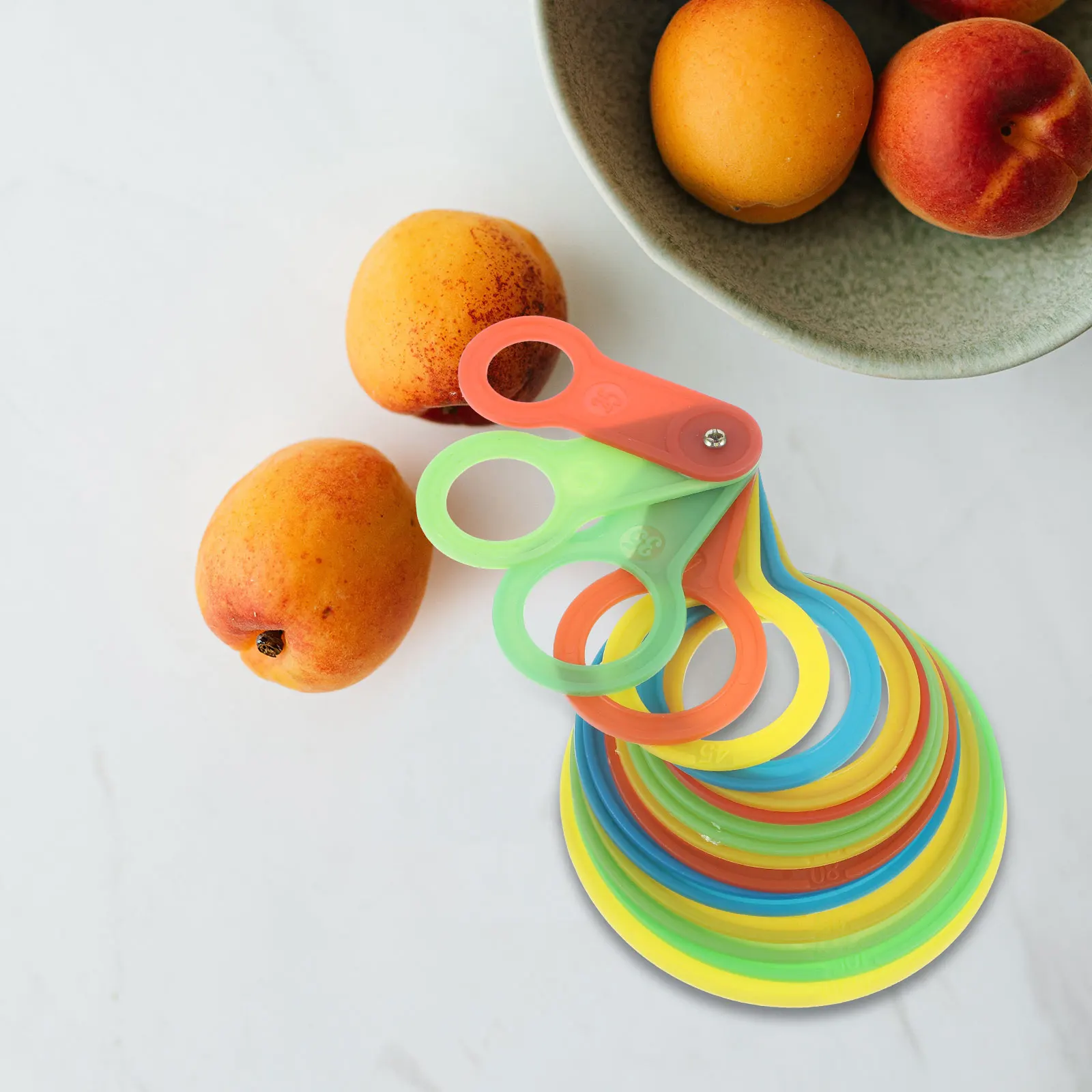 

Fruit Grading Measuring Tool Diameter Sizing Ring Plastic Efficient Orange Peach Grading Gauge Measuring Circle for Producers