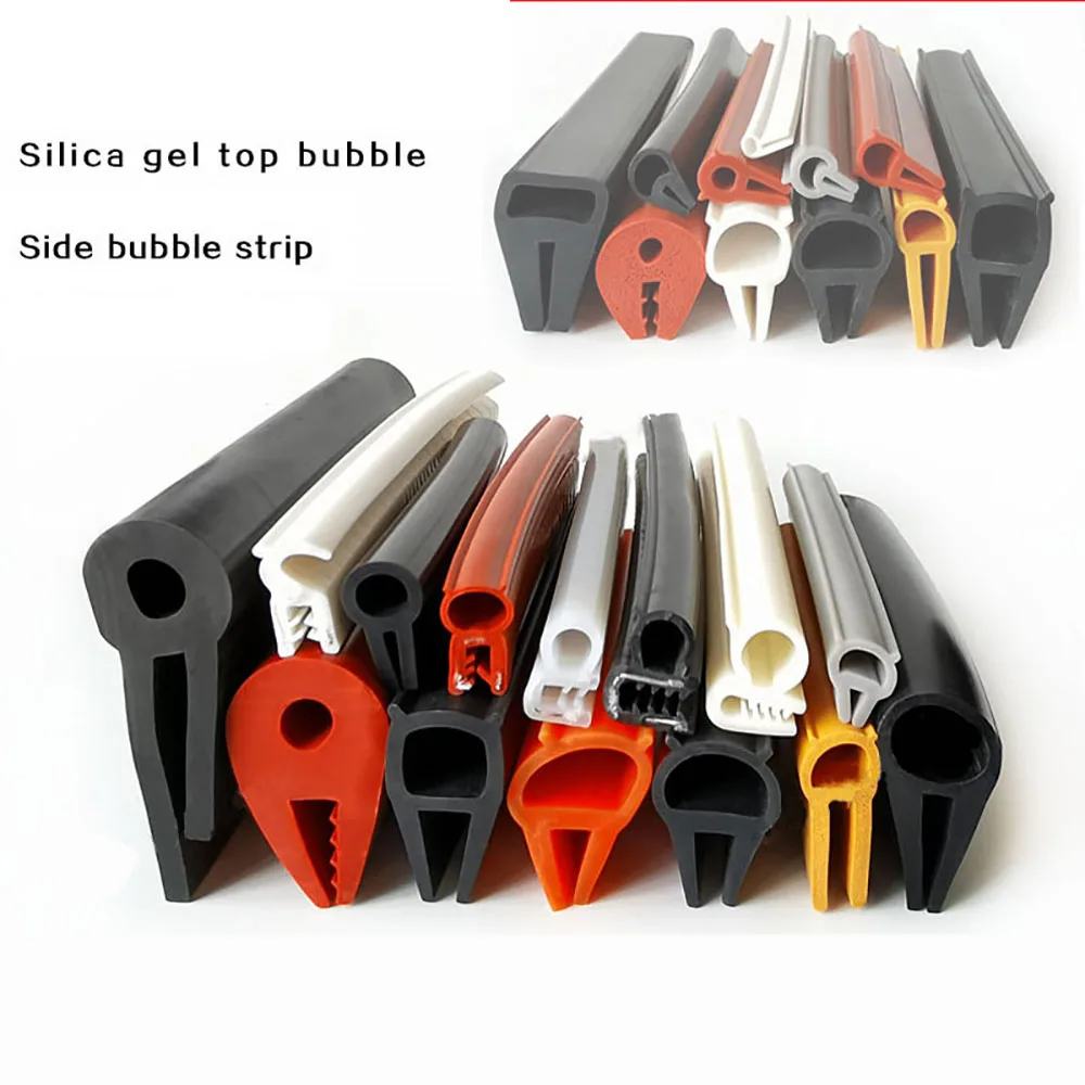 Heatproof U-Shaped Silicone Edge Protector Strip Flexible Seal Trim Fit Cabinet Wood Glass Metal Oven Auto Marine Boat Panels
