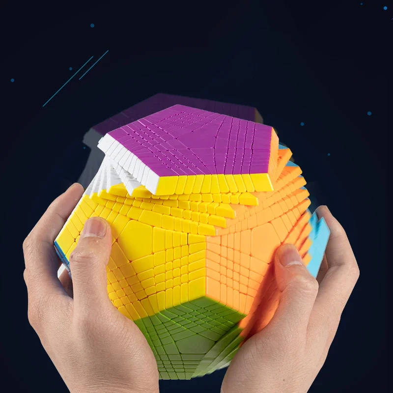 ShengShou 11x11 Cube Megaminx Examinx Magic Cube Stickerless Puzzle SengSo Dodecahedron 12 Faces Professional Games Toys