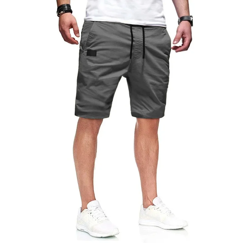 

Summer New Men's Youth Popular Casual Pants Fashion Leather Tooling Shorts