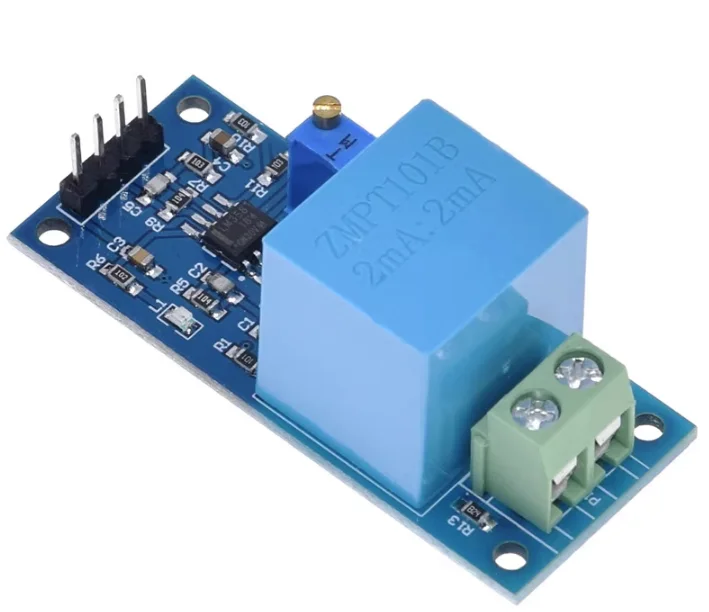 ZMPT101B 5V-30V AC Active Output Voltage Sensor Module Single Phase Voltage Transformer Mutual Inductance Amplifier for Arduino