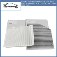 Filtro de cabina para Mercedes Benz W205 A238 C238 W213 C253 X253 W166 C E GLC/E/S M C180 C200d E250 E300 A 2058350147 A 1668300218