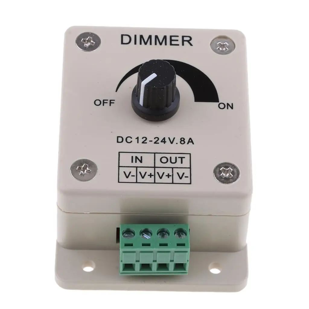 Brand New LED Strip Lights PWM Dimming Controller Manual Dimmer for Marine