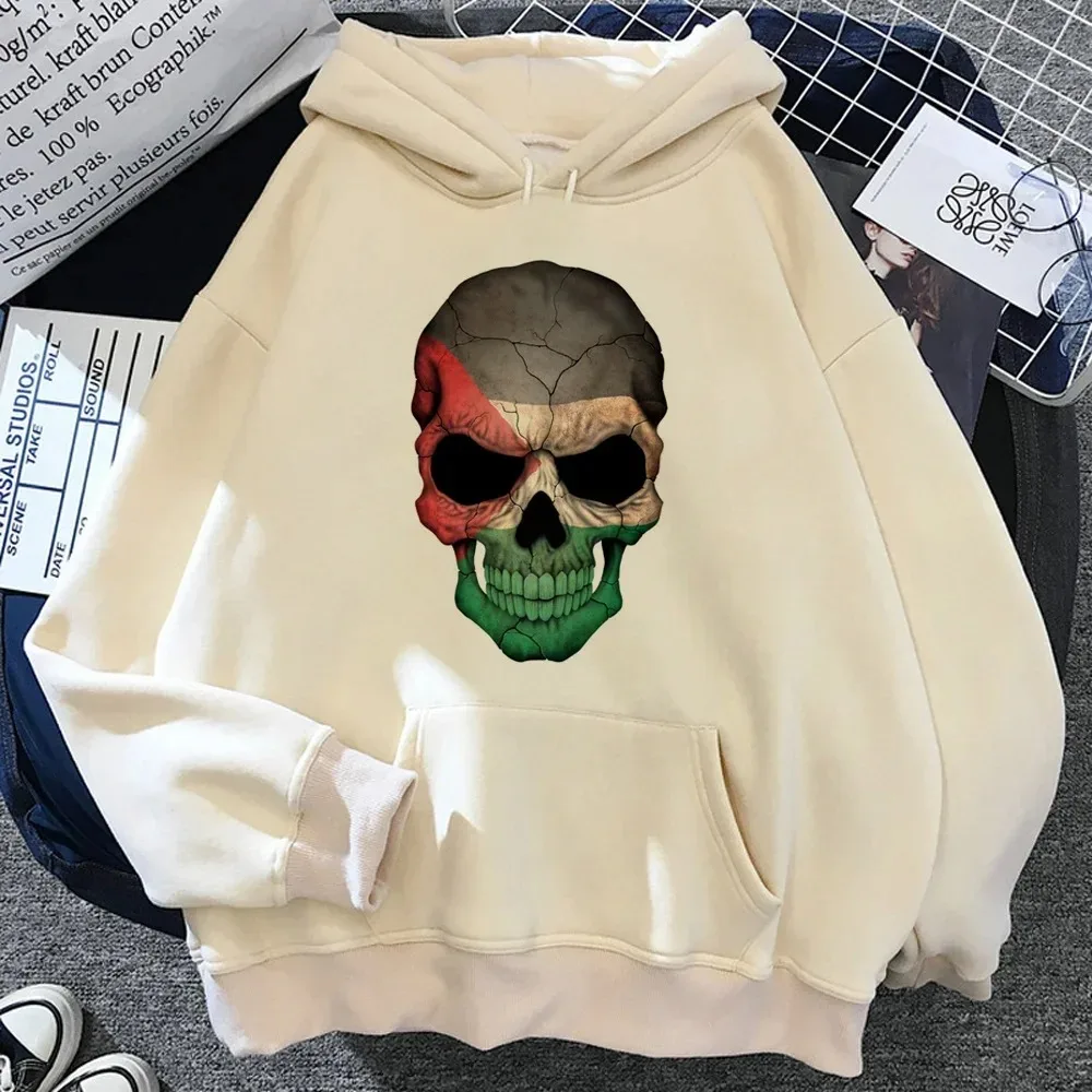 Palestine Hoodies Men/Women Graphic Vintage Japanese Funny Clothes Pulls Female Fleece Hood