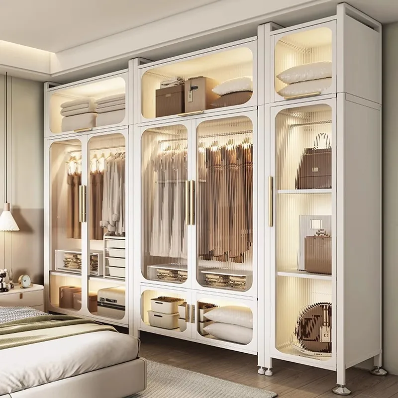 

Simple children's baby wrought iron formaldehyde-free clothing storage cabinet bedroom