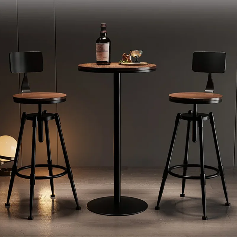 Minimalistic Bar Stool Nordic Modern Lounge Counter Stools For Kitchen Vanity Sillas Para Barra De Cocina Home Decoraction