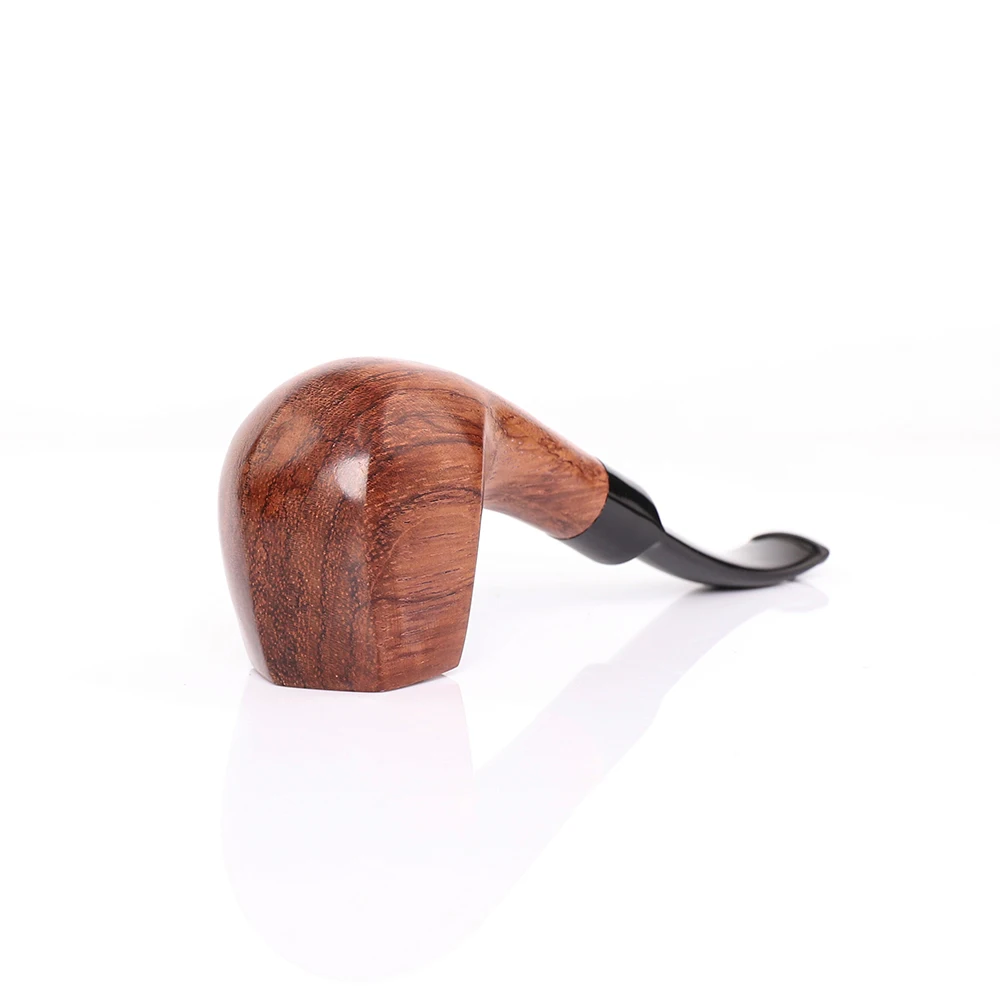 Old Fox Rosewood Tobacco Bent Pipe Set Accessories 9MM Activated Carbon Paper Filter Sandalwood Smoking Pipe With 10 Tools Kits