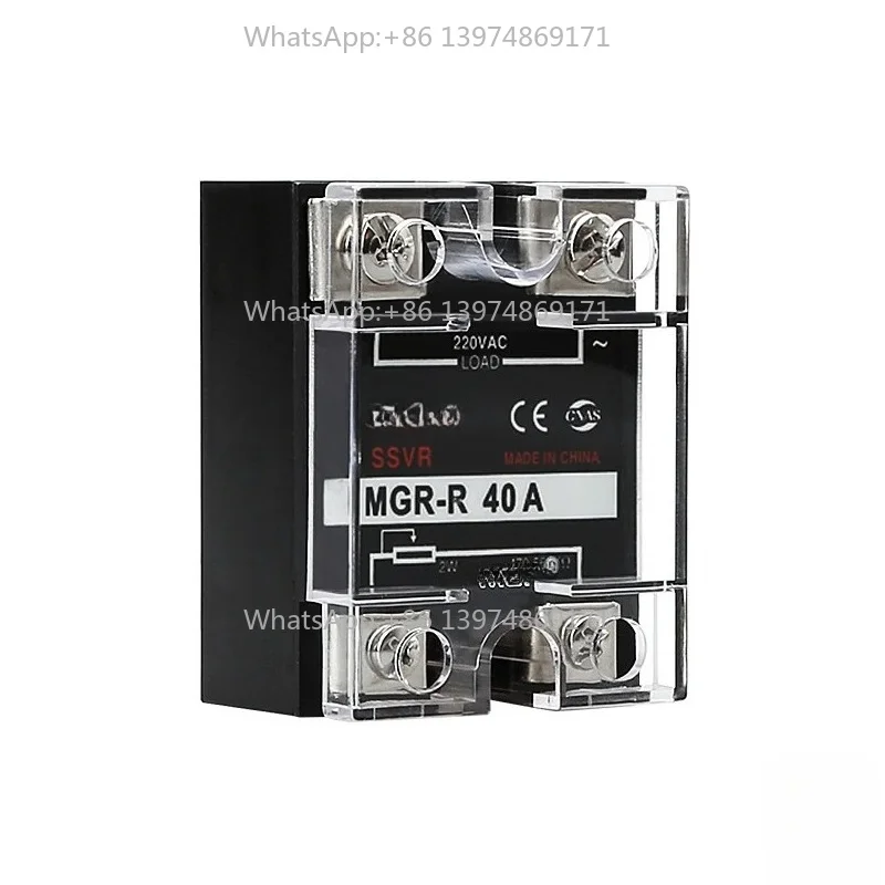 JGX-1 MGR-R SSVR 220V Single Phase Solid State Voltage Regulator Relay Module 25 40VA Voltage Adjustment Controller
