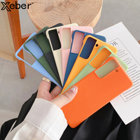 Slim Matte Frameless Phone Case For Samsung S23 S22 Ultra S21 Plus S20 FE S10 S9 Note 20 10 Candy Color Borderless Hard PC Cover