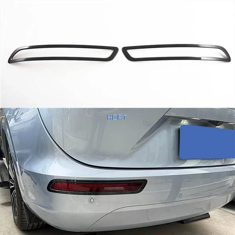 Car Styling Protector Decoration Accessories Exterior Sticker For Huawei Aito M7 Seres M7 2024 + Rear Fog Light Frame Lamp Cover