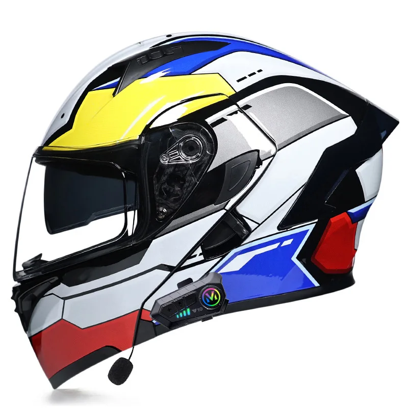 Male and female electric motorcycle helmets suitable for all seasons riding equipment