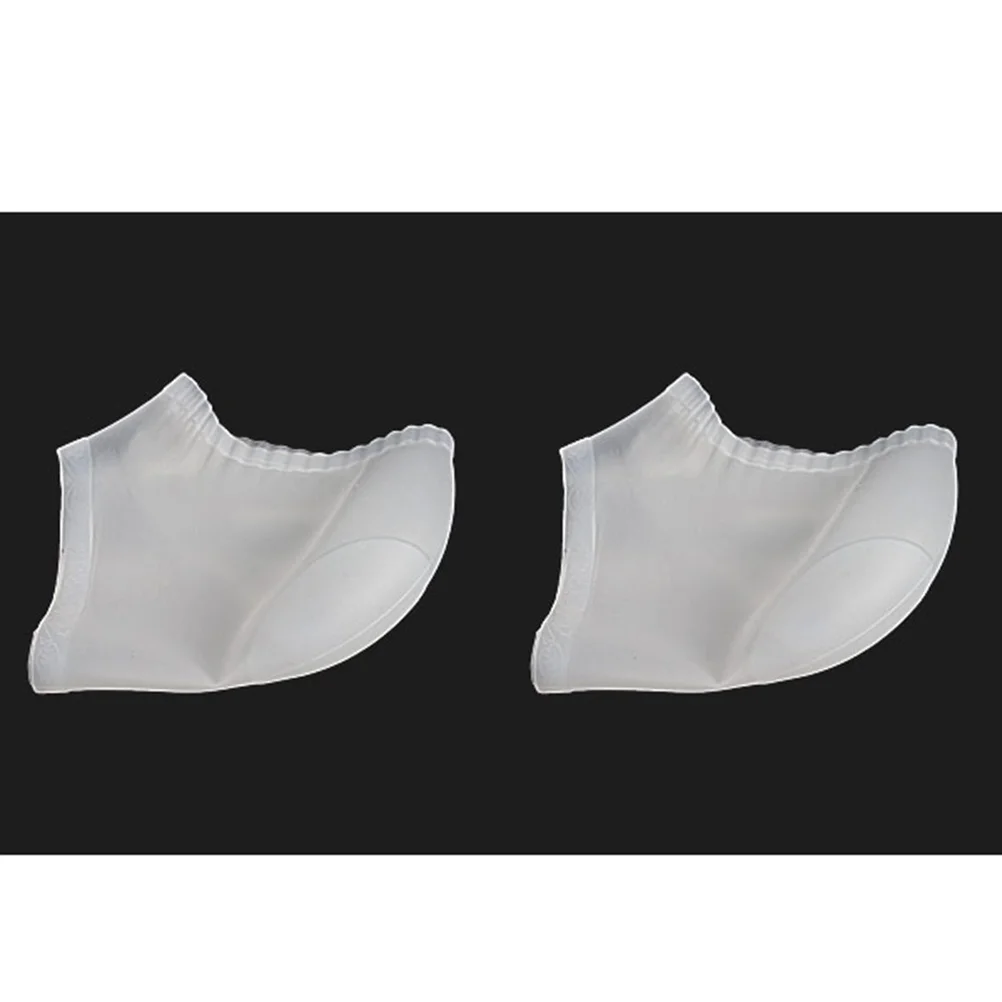 

1Pair Gel Heel Cushion Sleeve Pain Relief For Cracked Heels Moisturize Soften Callouses Compression Support Socks Crack Set