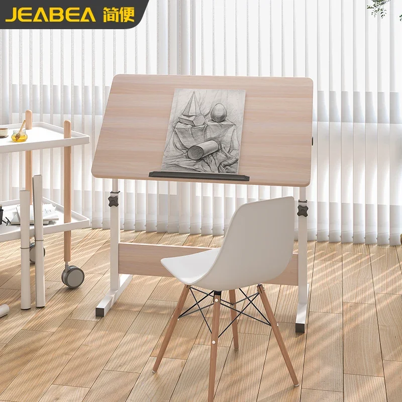 Mesa de pintura de desenho simples, cavalete especial de estudante de arte, quebra-cabeça profissional, bancada de desenho arquitetônico, elevada