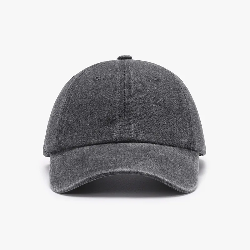 Customized Printed Logo Women Artistic Retro Soft Top Versatile Duck Tongue Caps Men Outdoor Sports Washed Cotton Baseball Hats view 4