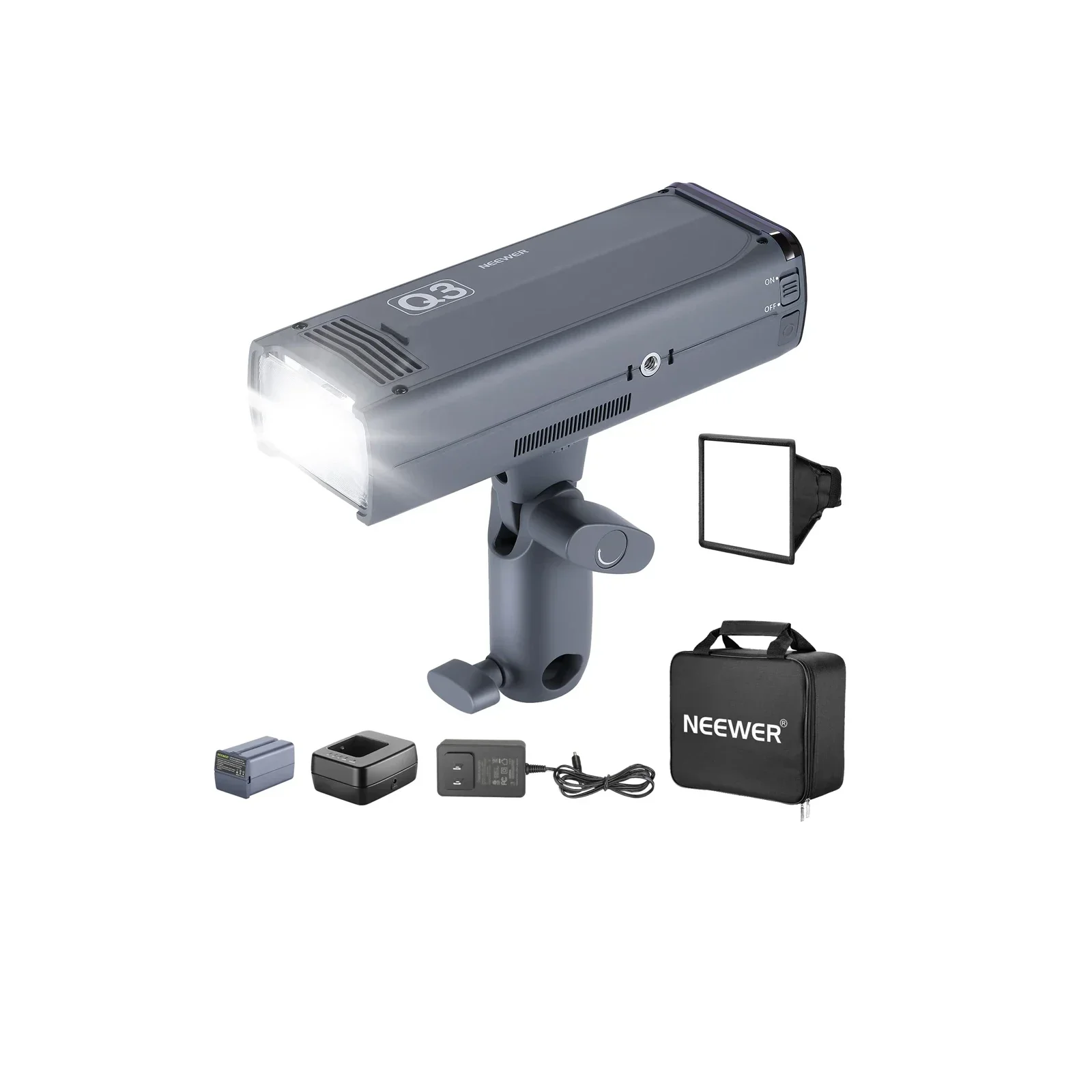 Hot Sale Photographic Light Speedlite NEEWER Q 3 200 Ws 2.4 G TTL Flash (2 nd Version) Flash Speedlite With Softbox Diffuser