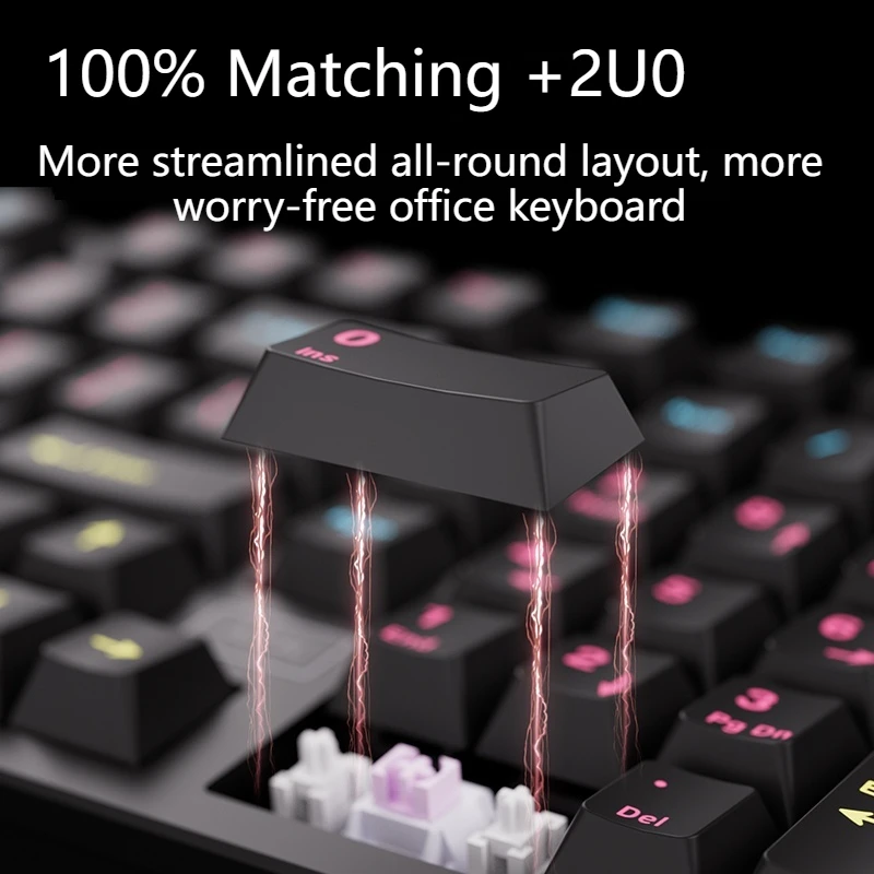 Teclados mecânicos semi-alumínio Atk V100 100% arranjo estrutura de junta tri-modo chave completa teclados para jogos intercambiáveis a quente