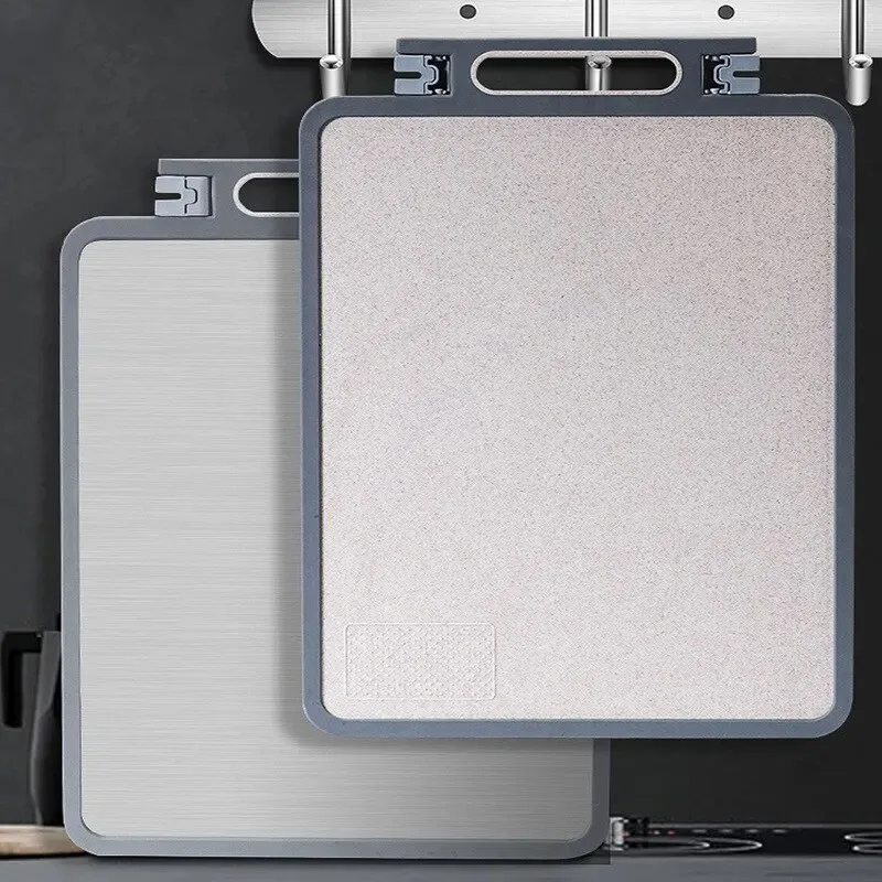 

Stainless Steel 2-in-1 Cutting Board Food Grade Material Kneading Non-Stick Both Sides Available Home Cooking Dessert Daily Use