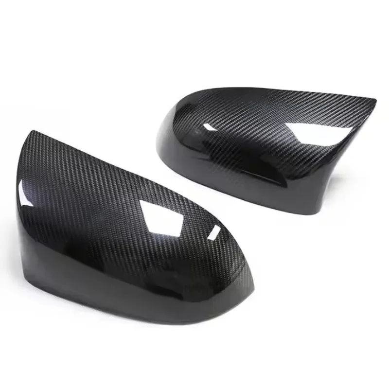 Suitable for BMW X5M F85 X6M F86 2015+ replacement real carbon fiber rearview mirror housing reversing rearview mirror cover