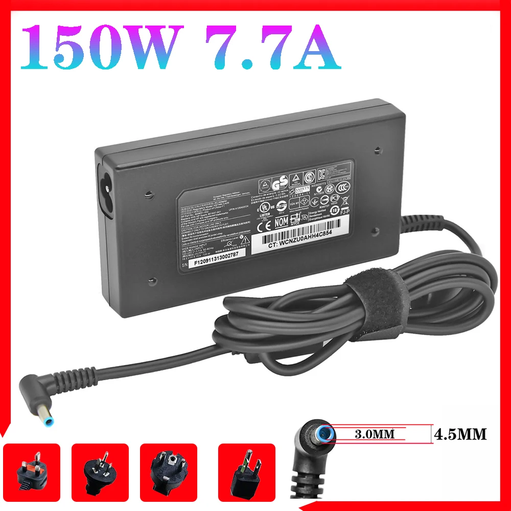 120W 19.5V 6.15A 4.5*3.0mm Laptop Adapter FOR HP ENVY 15 17 15-J013TX J015T 15-AX033 HSTNN-CA25 Charger Notbook Power Supply