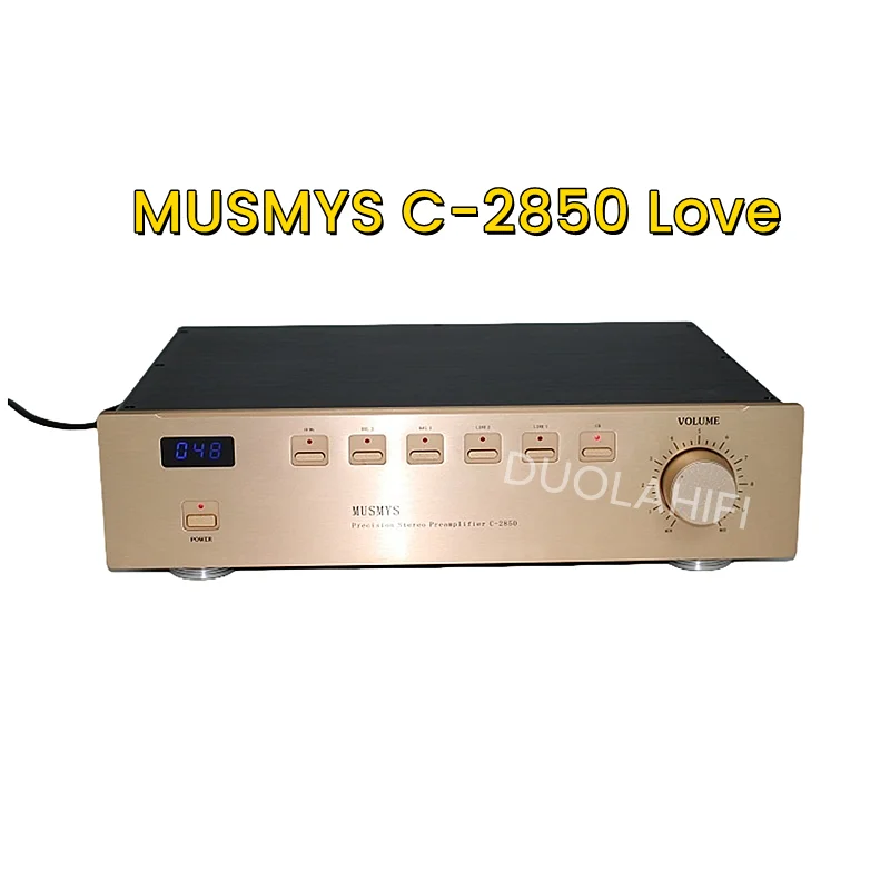 MUSMYS C-2850 Love Edition High end Front Stage Amplifier Furuas Cow Mask, 250mV/40K (balanced) 250mV/20K (RCA)