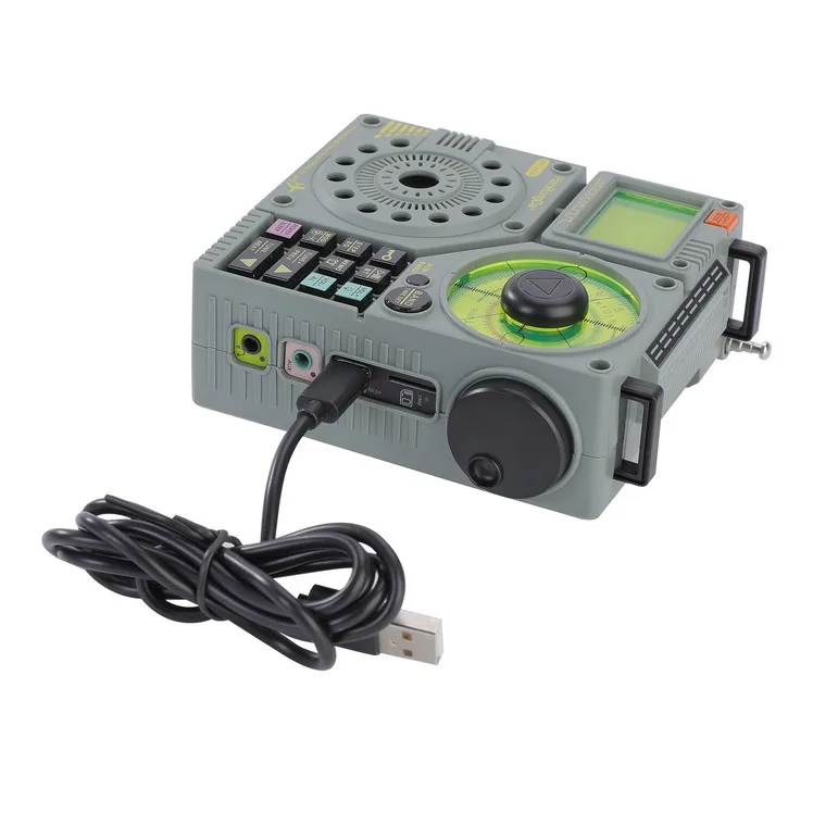 High Performance Air Band Radio Portable Outdoor Off-Road Lighting Emergency Radio BT Support TF Card Playback