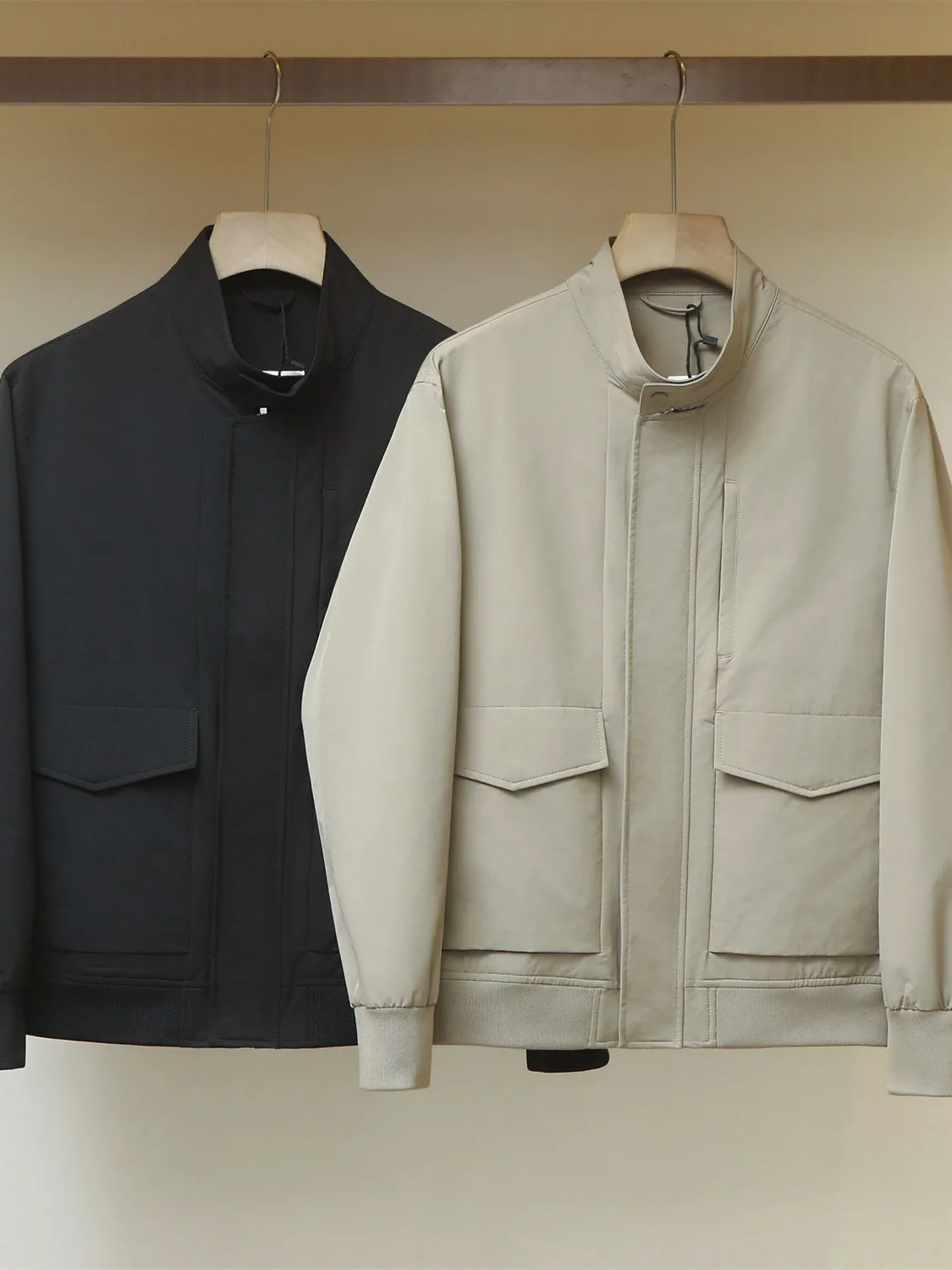 

Мужская куртка Harrington Series 2026: весенне-осенняя, с откидным капюшоном, большим карманом, воротником-стойкой, в стиле ретро, повседневная верхняя одежда