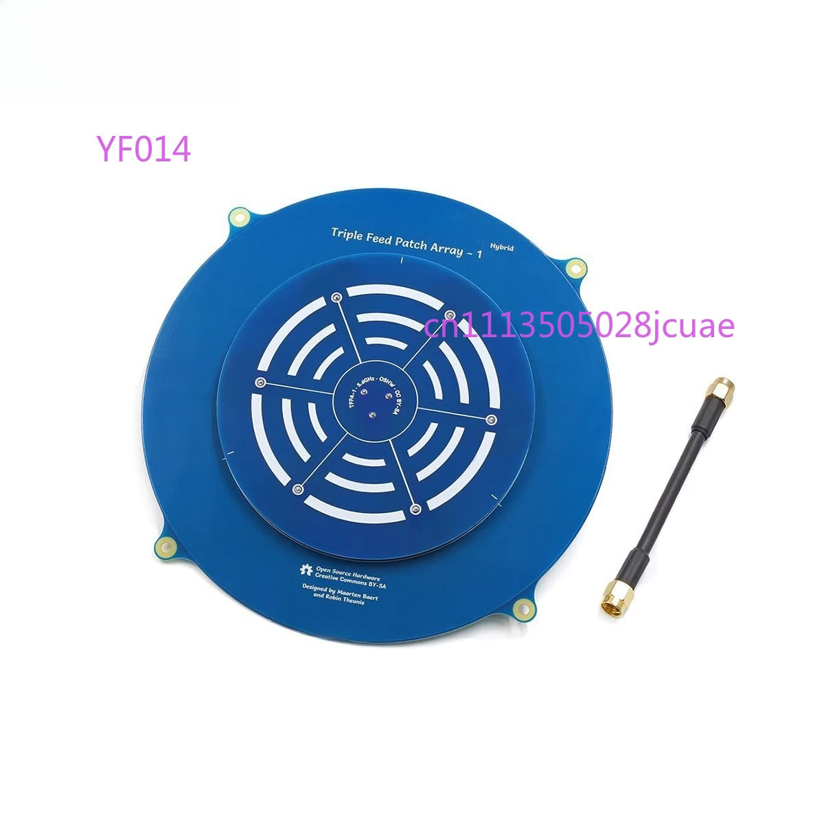 5.8G Directional Circular Polarized Left and Right Rotary Antenna High Gain 14DB5.8G Small Flat Panel Antenna SMA Inner Pin