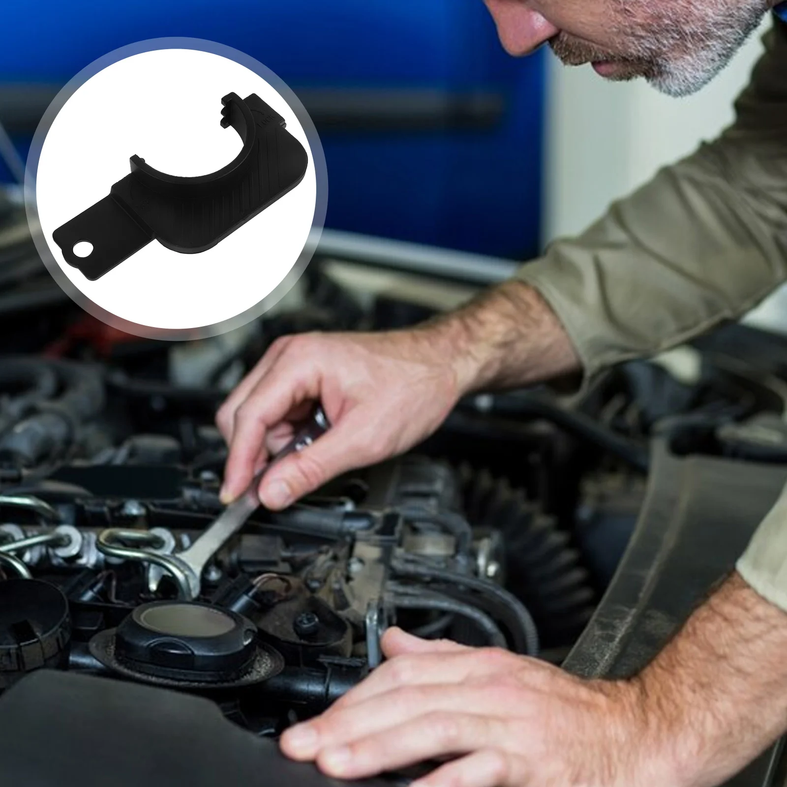 

Fuel Cap Bracket Car Gas Holder Custom Billet Accessories Keeper Organizer Retainer Mount Clip