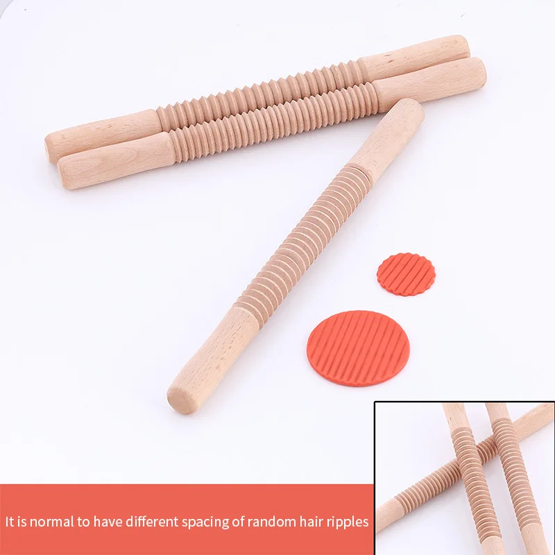 YOMDID Creative Rolling Pin With Screw Thread Design Wooden Embossing Roller Threaded Decoration Pastry Kitchen Baking Supplies