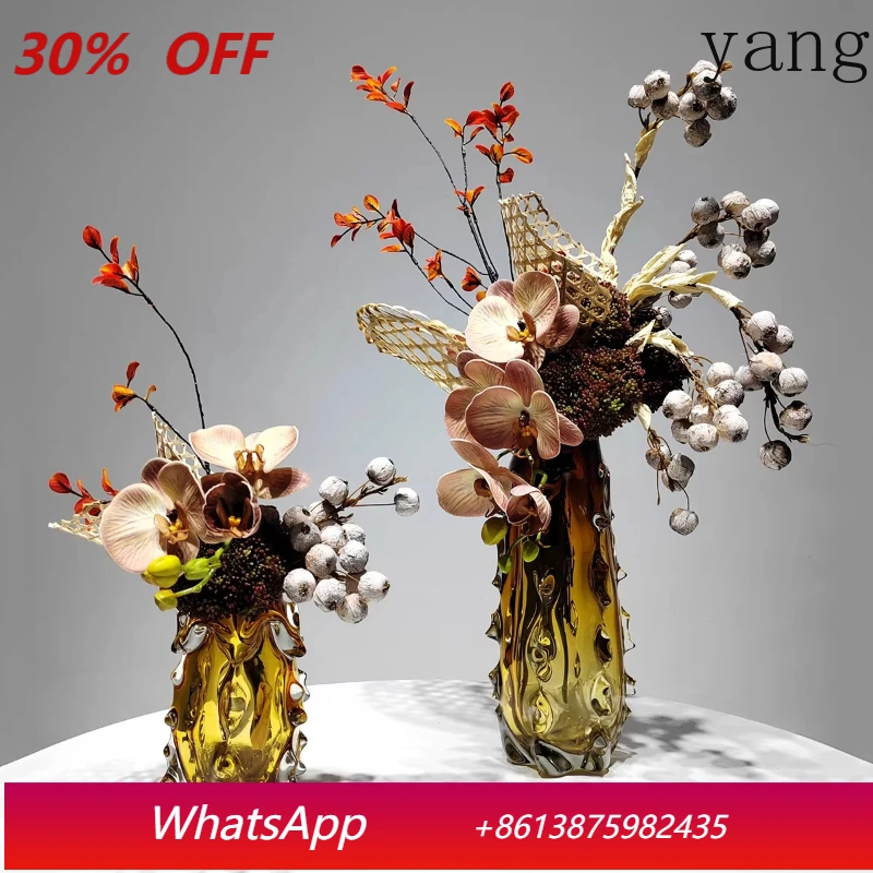

LH table flower decoration sales department glazed flower ware dried flower simulation living room jewelry