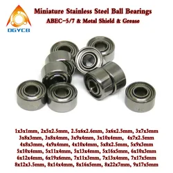 1pcs 2x5x2.5 mm SMR52 ZZ ABEC7 Stainless Steel Miniature Ball Bearings 2*5*2.5 MR52 L520Z RC Bearing SMR63 SMR74 SMR85 SMR95 Z