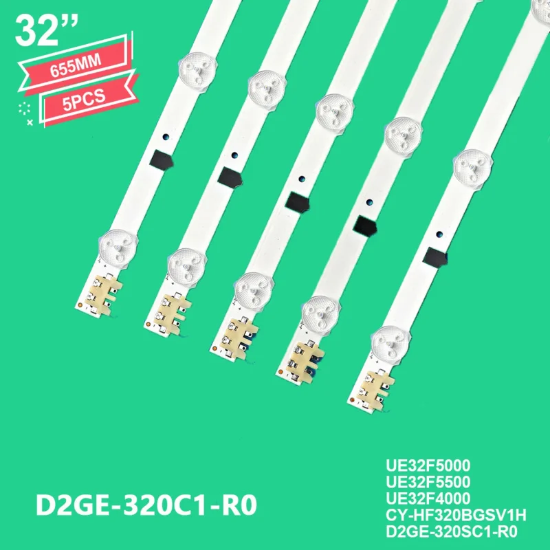 655Mm Led Strip D2GE-320SC1-R0 BN96-28489A Voor Samsung Sharp 32 ''Tv D2GE-320C1-R0 Ue32f5000 Ue32f5500 Ue32f4000 CY-HF320BGSV1H