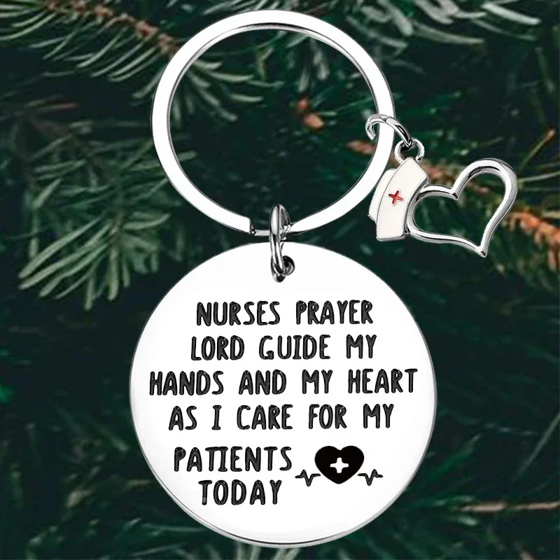 Cute Nurse Week Day Nurse Graduation Gift Keychain Nursing Student Nurse Practitioner Inspirational Gift Key Chain Pendant