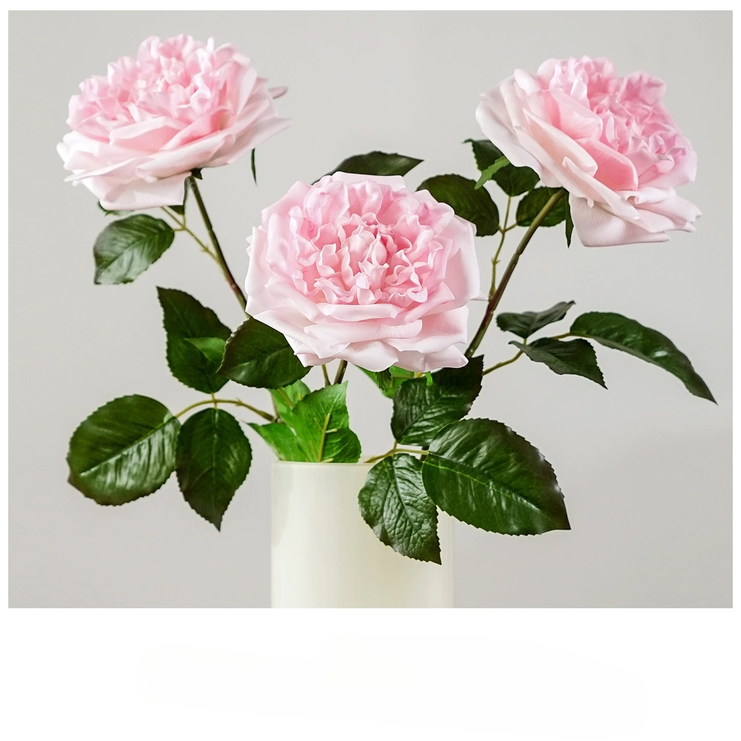 4Pcs Hand-feeling Moisturizing Rose Artificial Flowers Home Living Room Dining Table Decoration Real Touch Rose Wedding Floral
