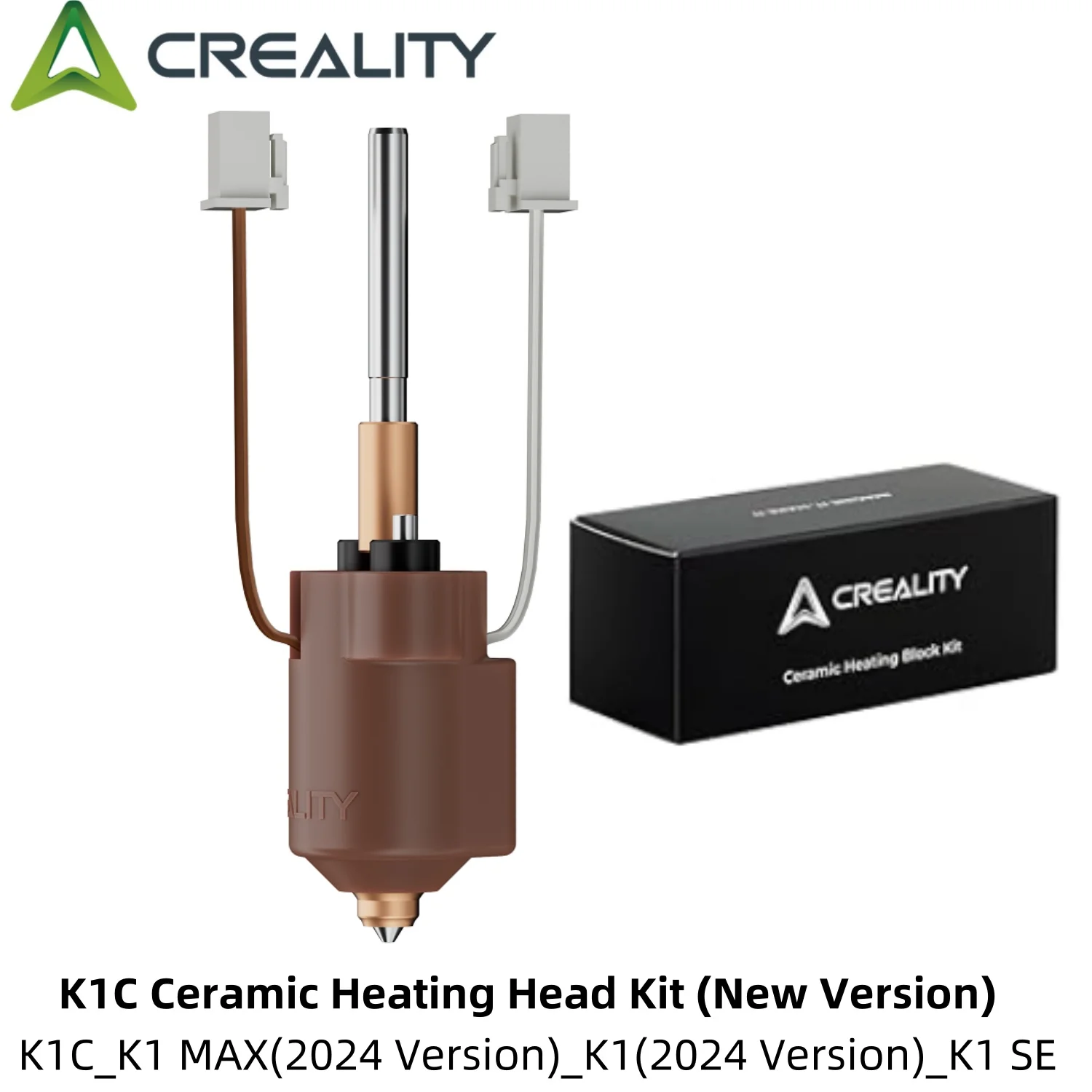

Creality 2025, новая версия, комплект керамических нагревательных блоков серии K1, клемма с пряжкой, совместимая с K1/K1 Max/K1C/K1 SE
