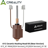 Creality 2025 New Version K1 Series Ceramic Heating Block Kit Terminal with Buckle Compatible with K1/K1 Max/K1C/K1 SE