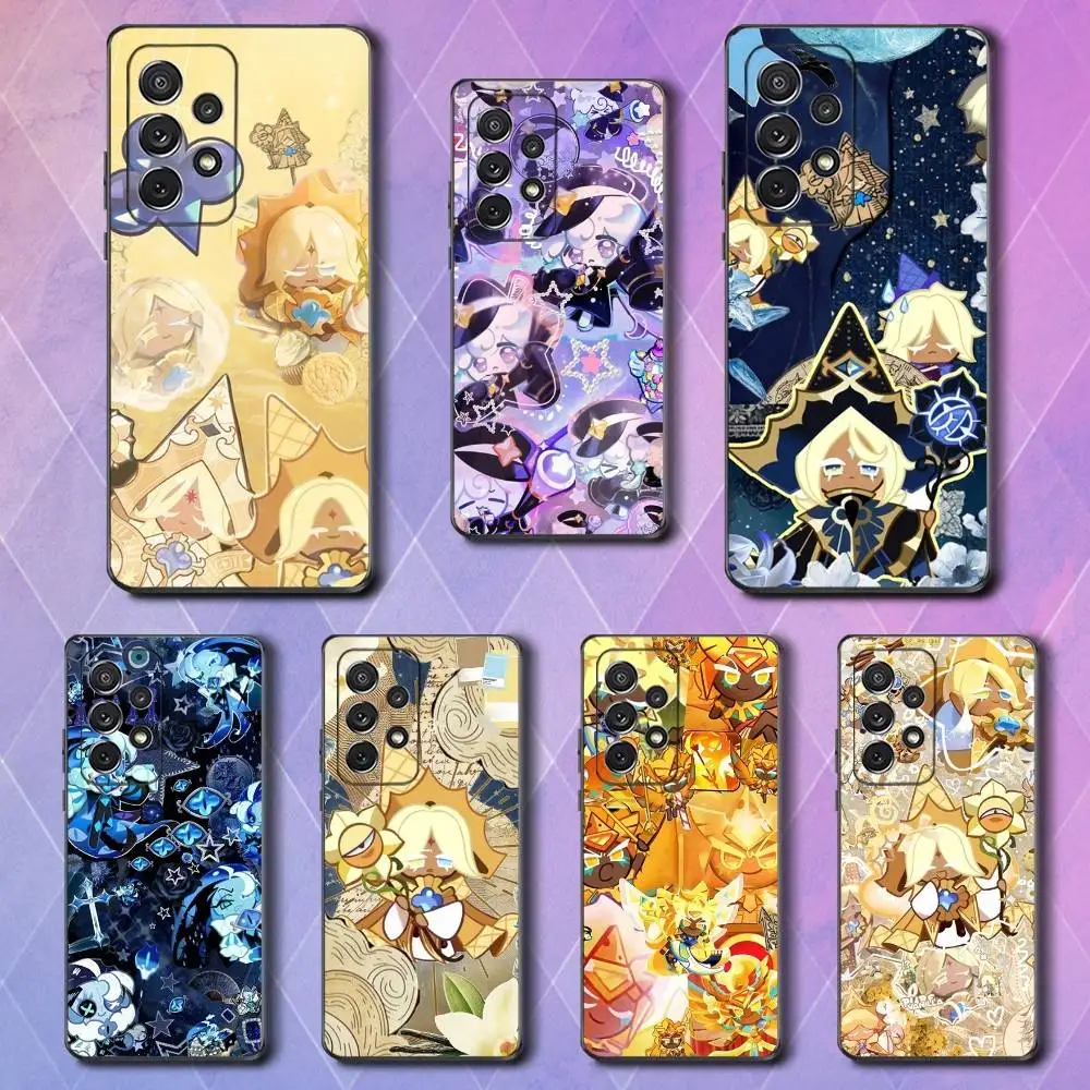 

C-Cookie Run K-Kingdom Game Phone Case For Samsung S25,S24,S23,S22,S21,S20,S10,Ultra,Plus,Lite,FE,Soft Silicone Black Cover