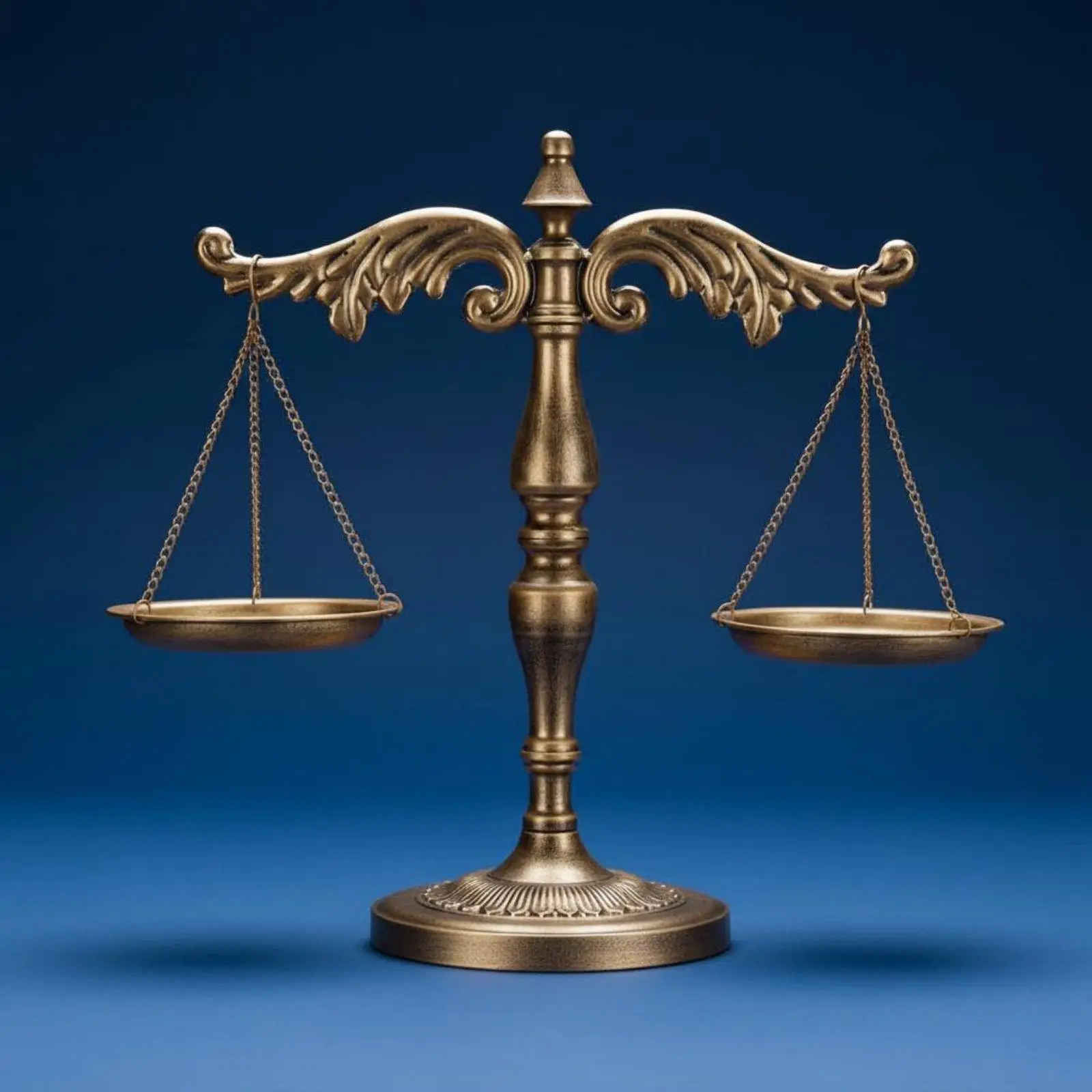 Iron Justice Scale Model European Design Decorative Balance Scale for Law Office