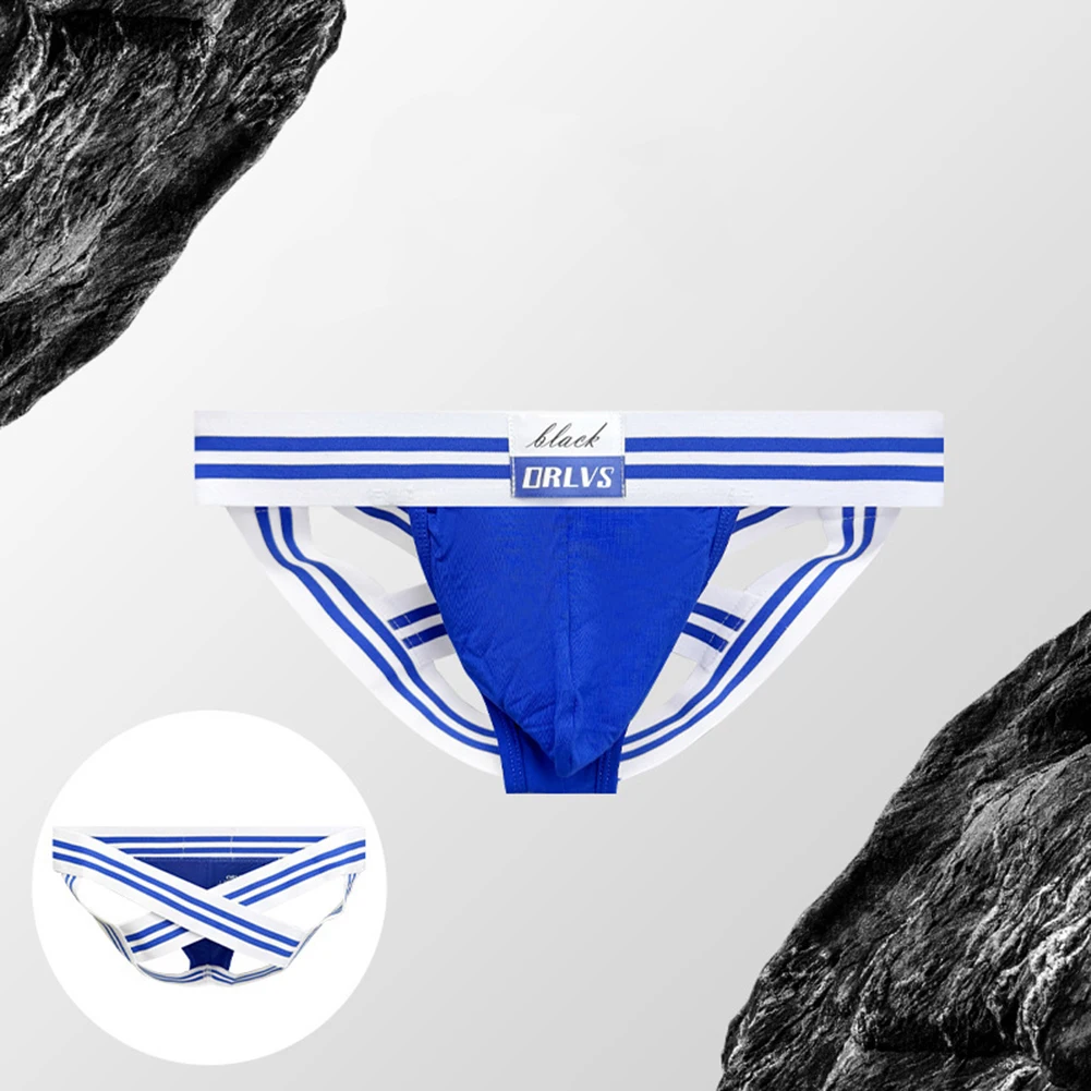 Мужские стринги, сексуальные трусы с низкой талией и открытой попкой, нижнее белье для геев, удобные горячие стринги, мужские треугольные трусики