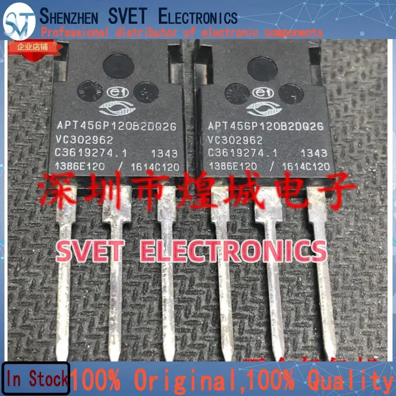 

10PCS-50PCS APT45GP120B2DQ2G TO-247 45A 1200V Original In Stock Fast shipping