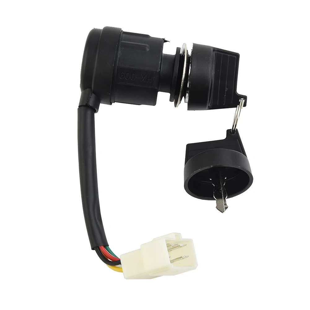 Keys Ignition Key Switch 5 Wires Control Panel Mounted Uesful 2keys 178F/186F Diesel Engine Tiller Remote Control Engine Start