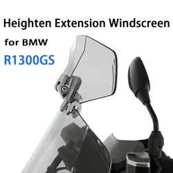 2024 R1300GS Heighten Extension Windscreen FOR BMW R1300 GS NEW Motorcycle Windshield Deflector Adjustable 1300GS Accessories