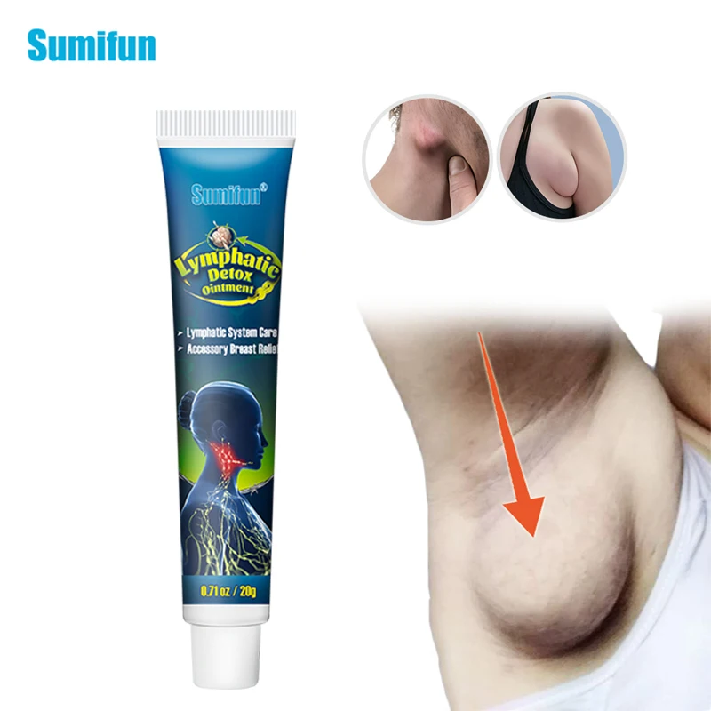 

1Pc Sumifun Lymphatic Drainage Cream Herbal Lymph Nodes Removal Medical Ointment Armpit Neck Care Breast Detox Chinese Medicines