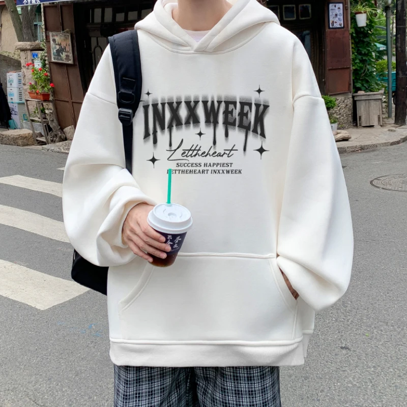

Mens With Hat Hoodies Thick Autumn Insulated Buttonless Relaxed-Fit Baseball Gothic Hunting Protection Blue Suitable Basic Chest